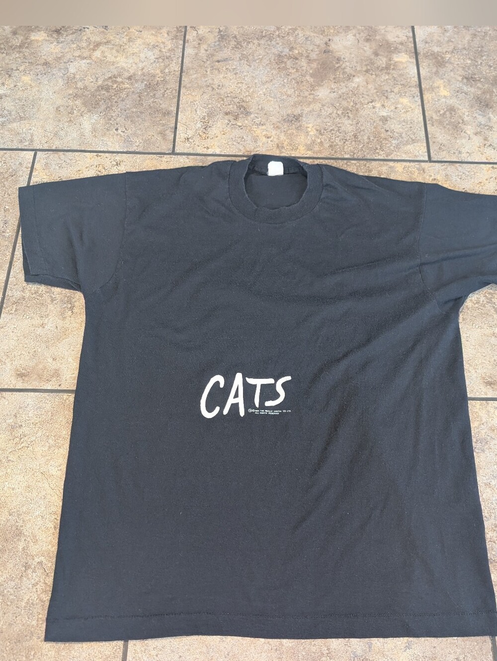 Cats Vintage 1981 Single Stitch Mens Medium Ladies Lg Tee